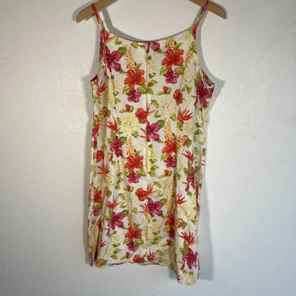 Hilo Hattie hawaiian flowered dress size L‎ large